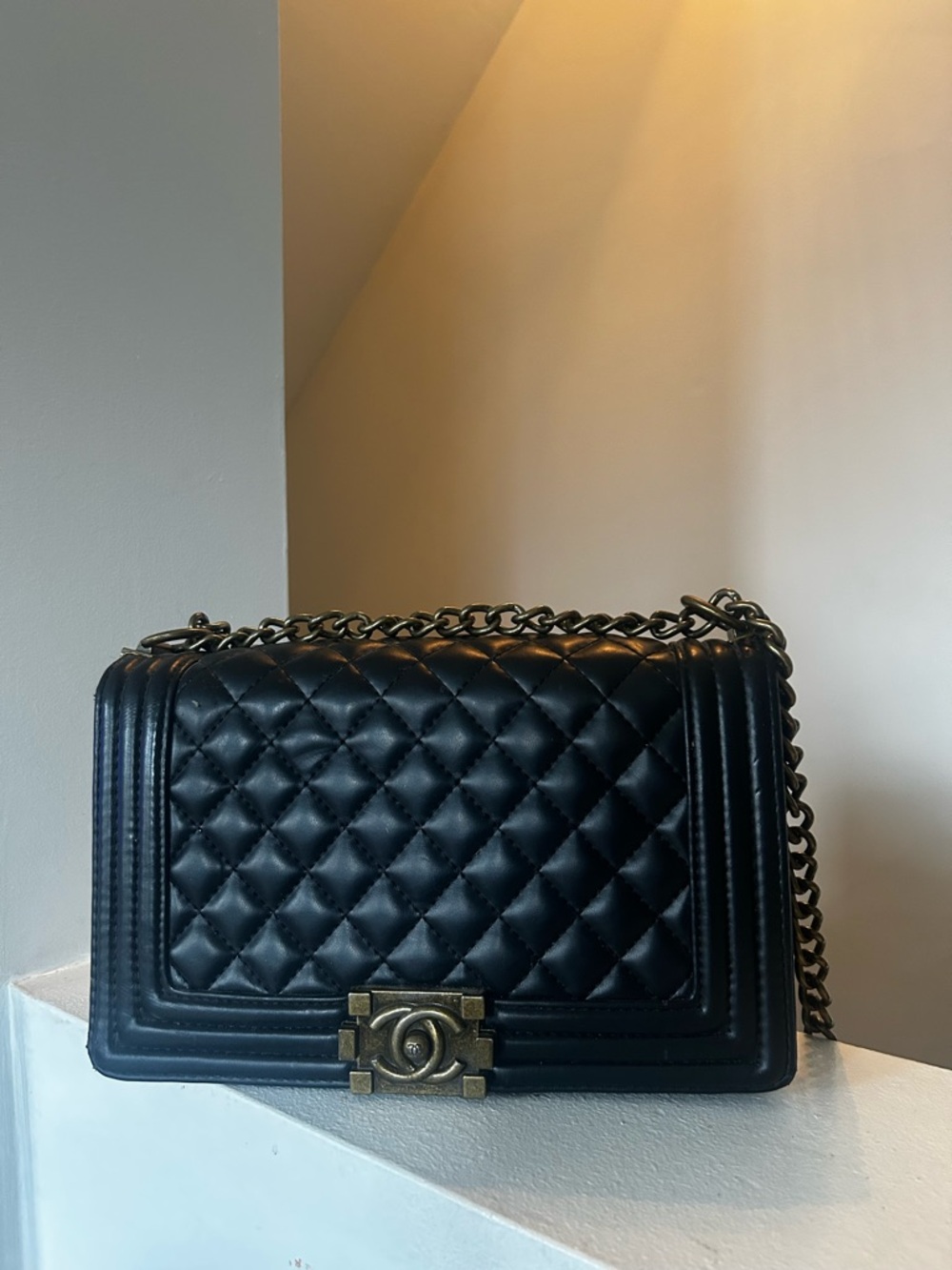 Black Boy Bag Chanel
